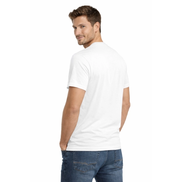 Męska koszulka T-shirt 100% miękka bawełna biała roz. M